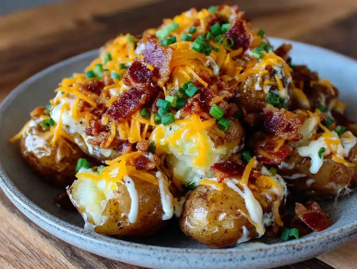 savory loaded baked potato salad preparation steps