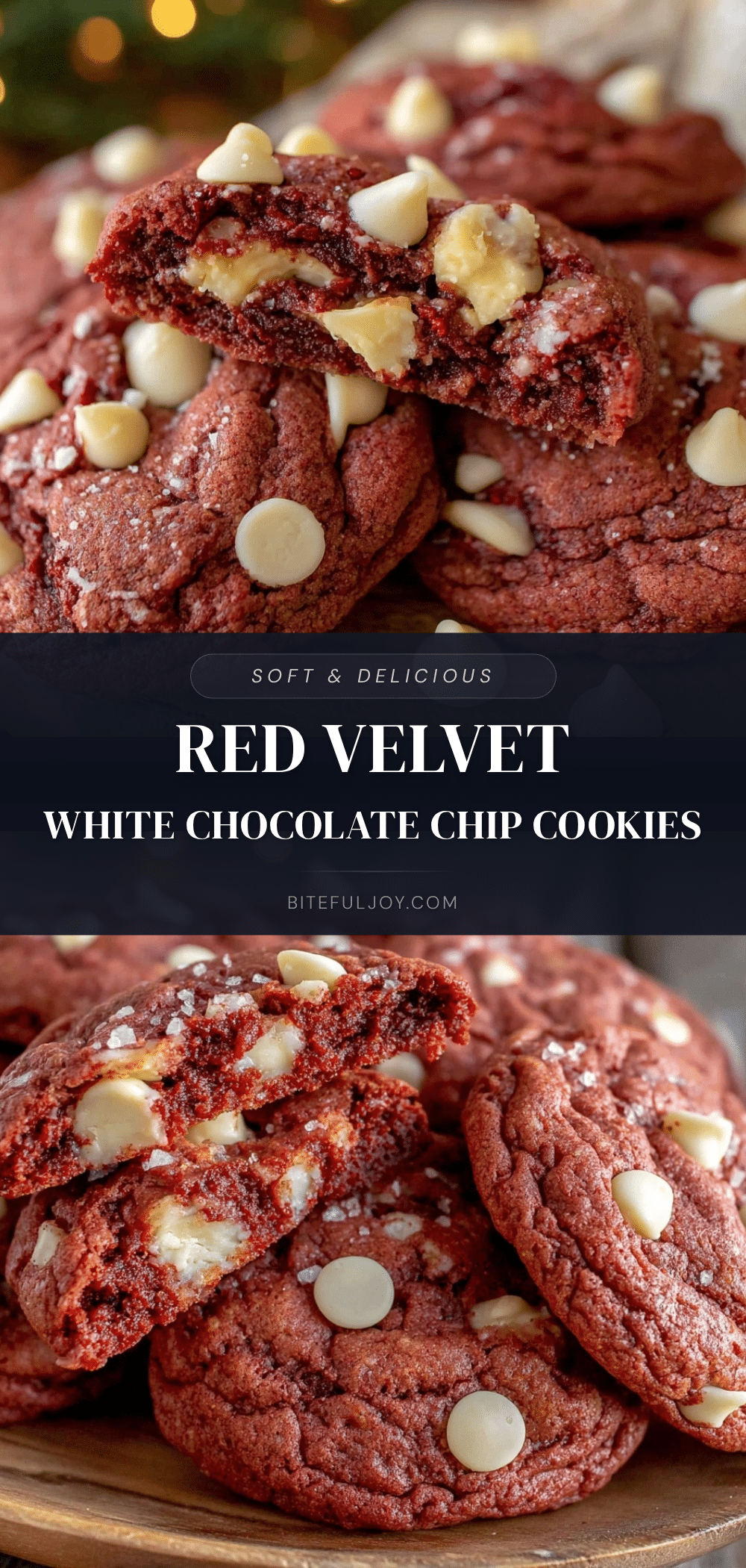 soft red velvet white chocolate chip cookies recipe