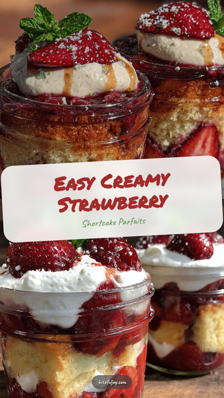 strawberry shortcake parfaits recipe