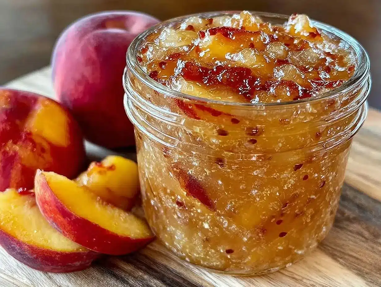 vanilla bean peach preserves preparation steps