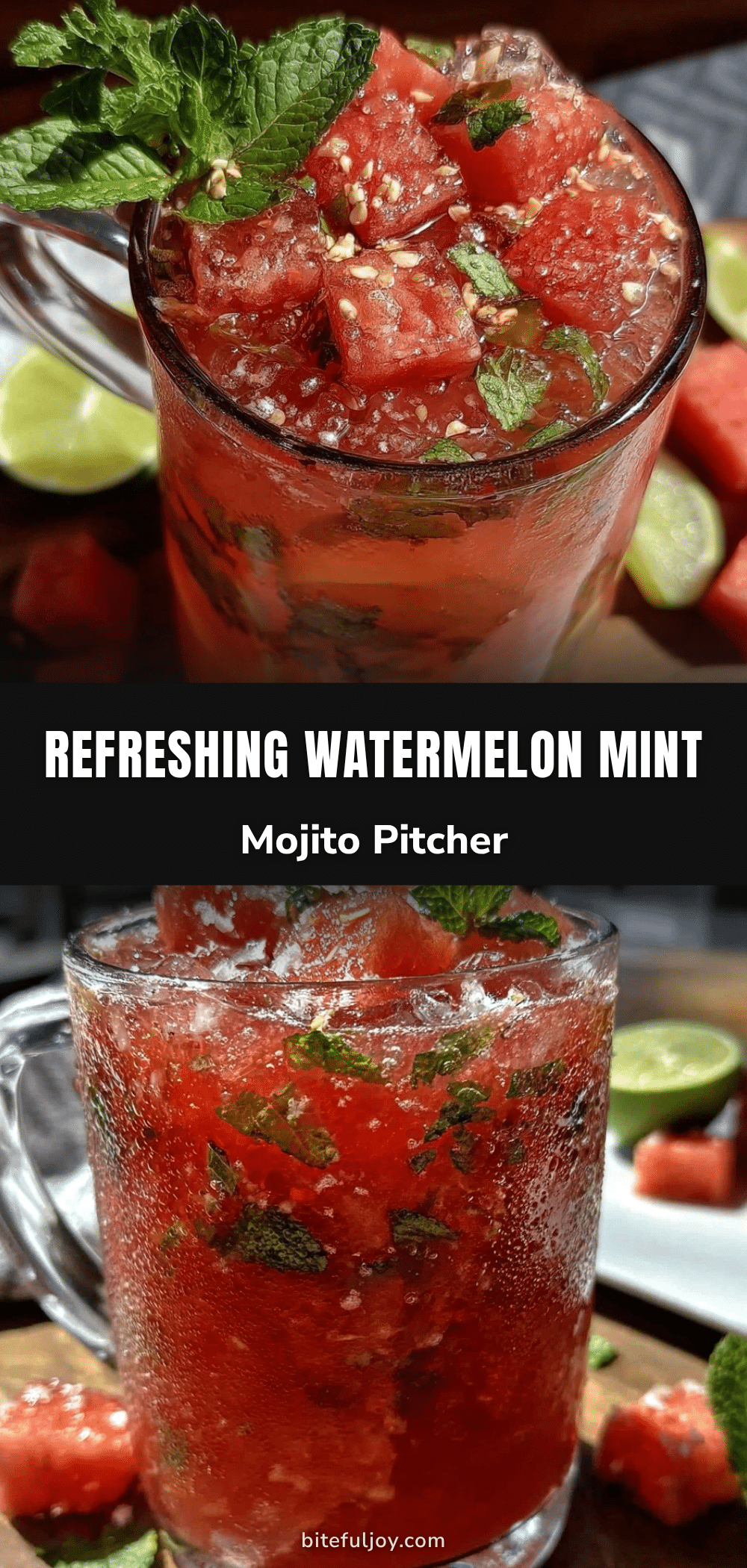 watermelon mint mojito pitcher recipe recipe