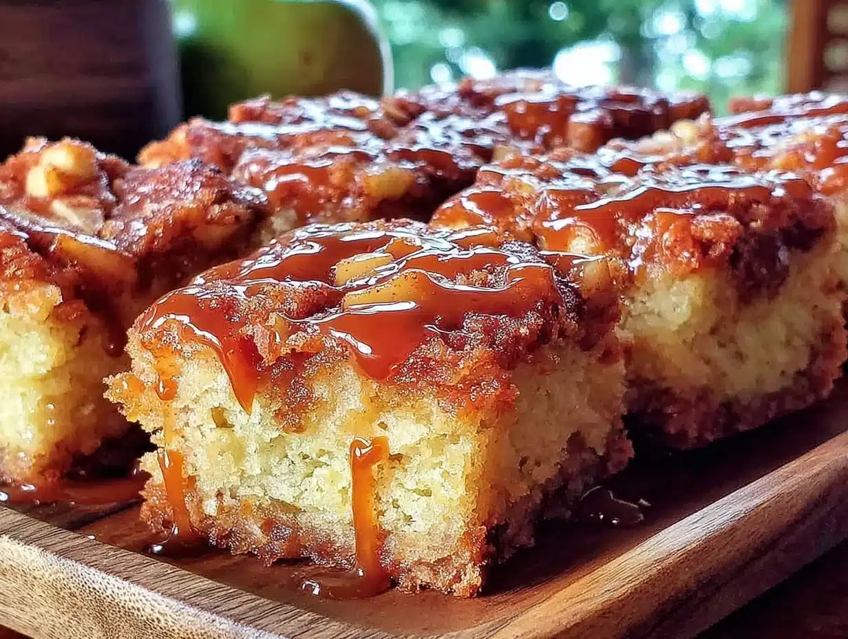 apple cinnamon blondies - featured image