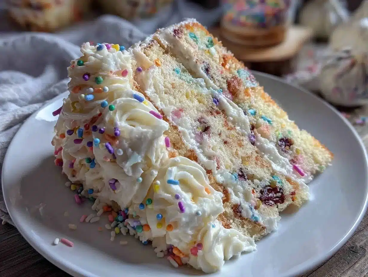 best funfetti birthday cake - featured image