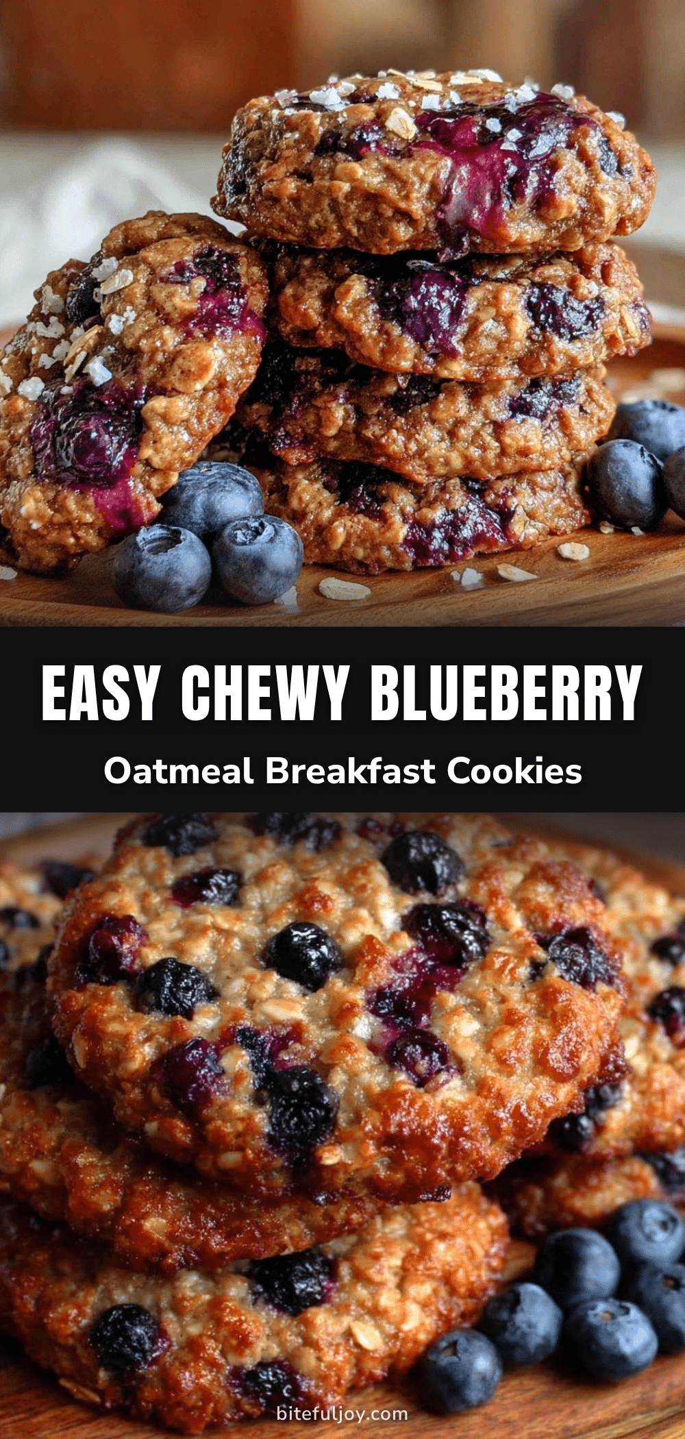 blueberry oatmeal breakfast cookies recipe