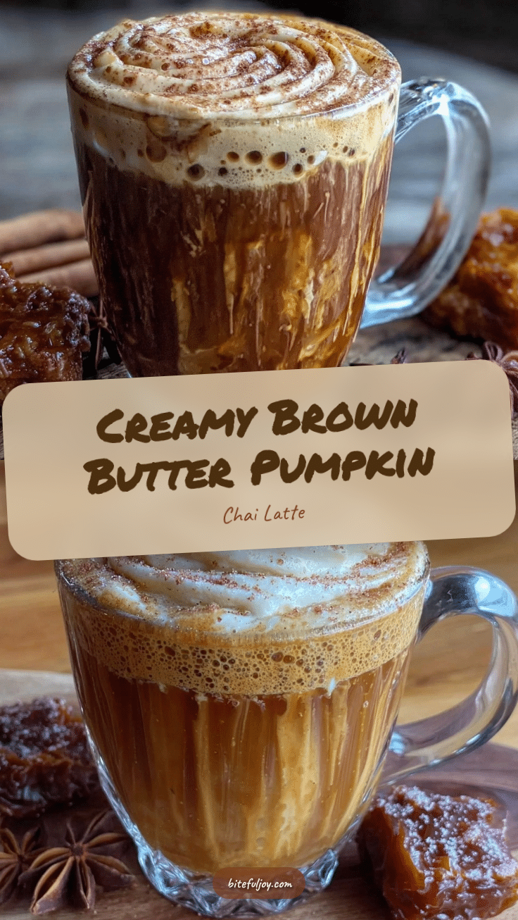 brown butter pumpkin chai latte recipe