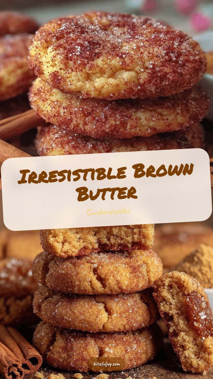 brown butter snickerdoodles recipe
