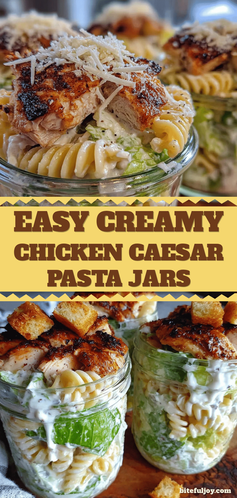 chicken caesar pasta salad recipe
