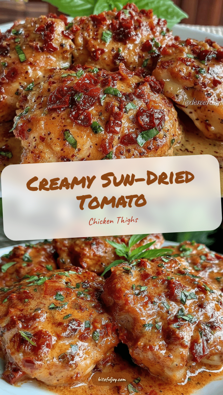 creamy boneless chicken thighs recipe