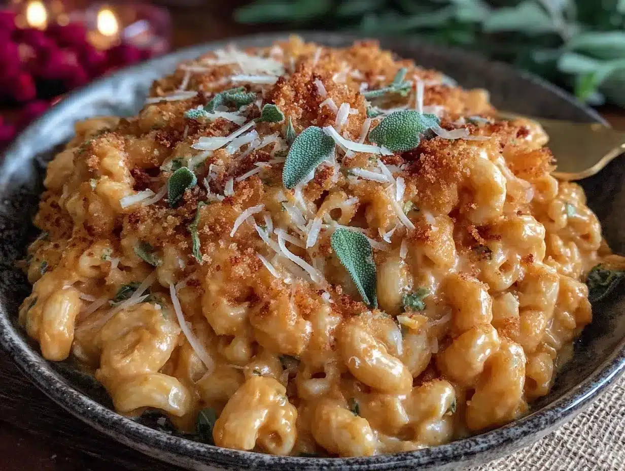 creamy butternut squash mac and cheese preparation steps