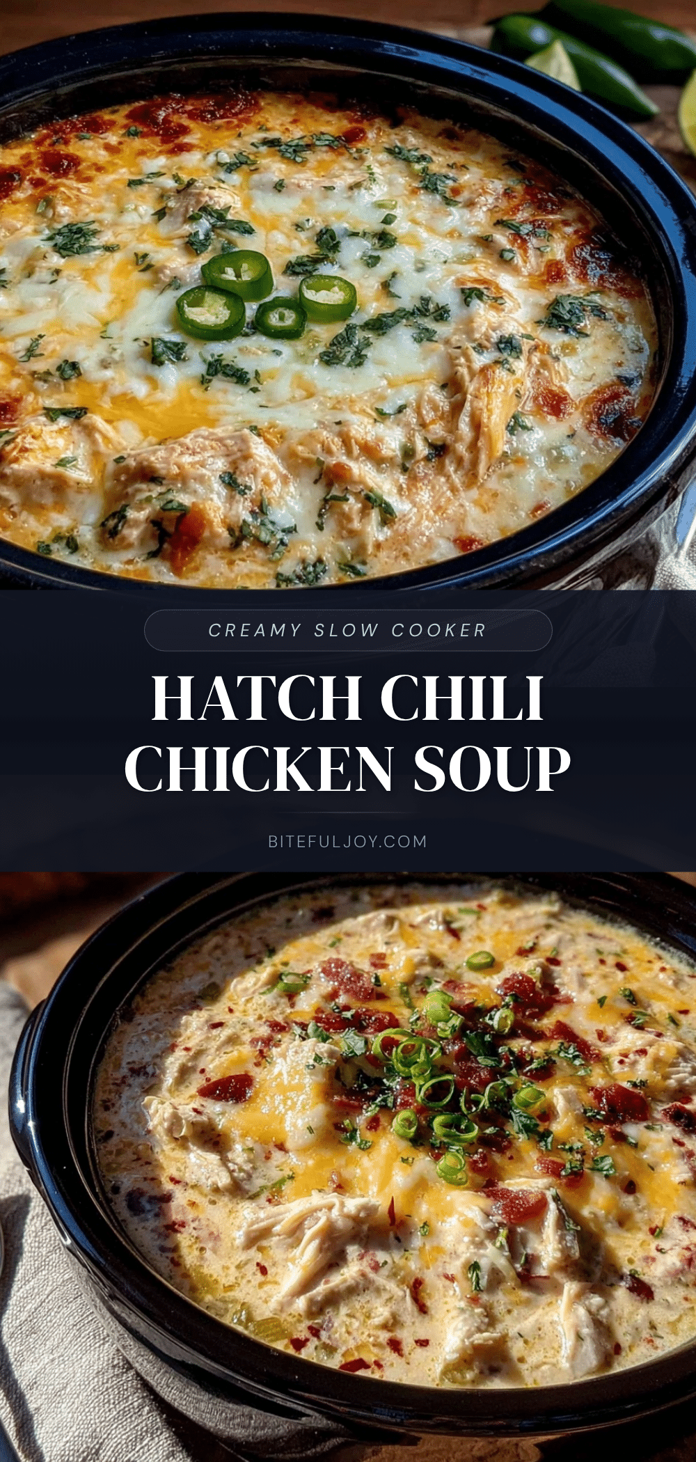 creamy hatch green chili chicken enchilada soup recipe