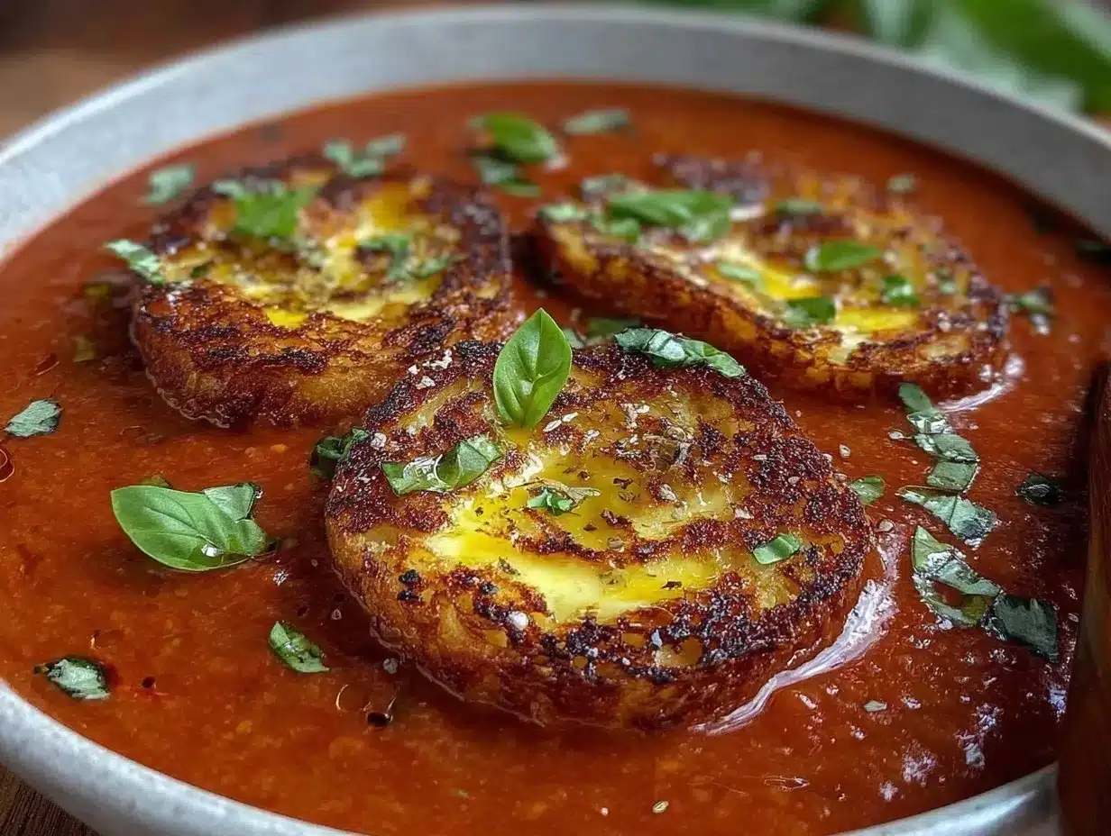 creamy roasted tomato basil soup preparation steps