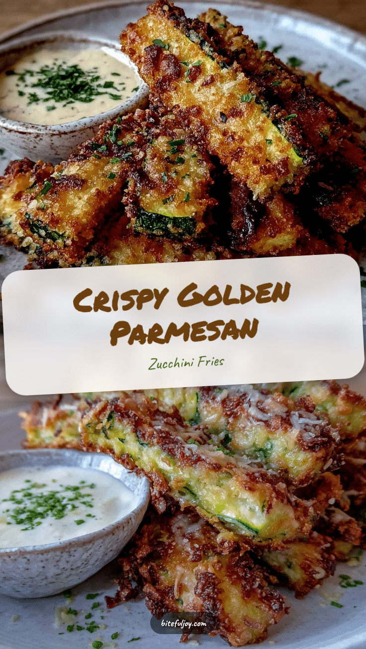 crispy baked parmesan zucchini fries recipe