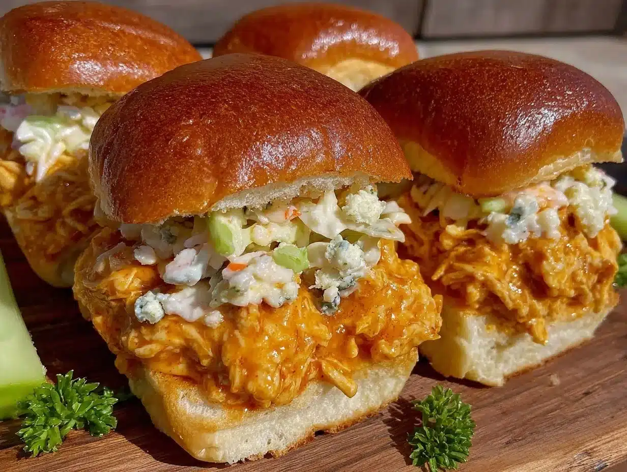 crispy buffalo chicken sliders preparation steps