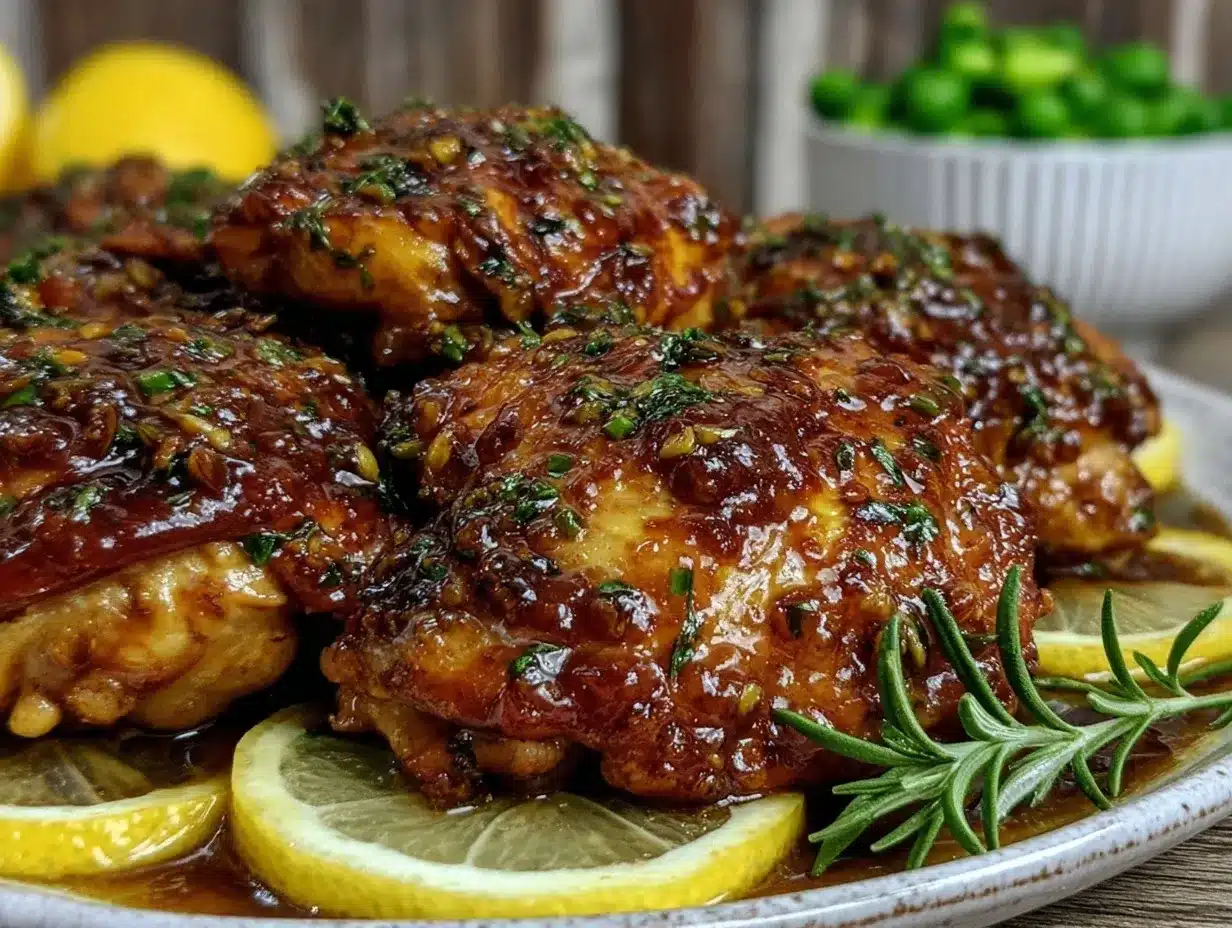 crispy garlic butter chicken thighs preparation steps