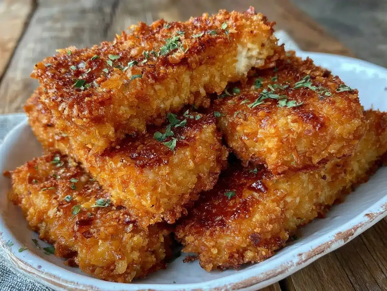 crispy oven-baked chicken tenders preparation steps