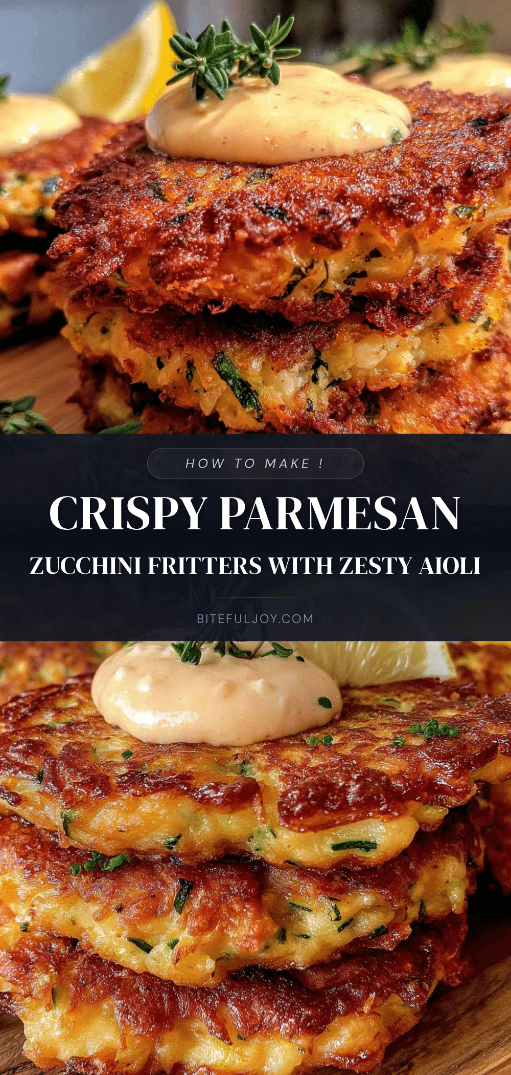 crispy parmesan zucchini fritters recipe