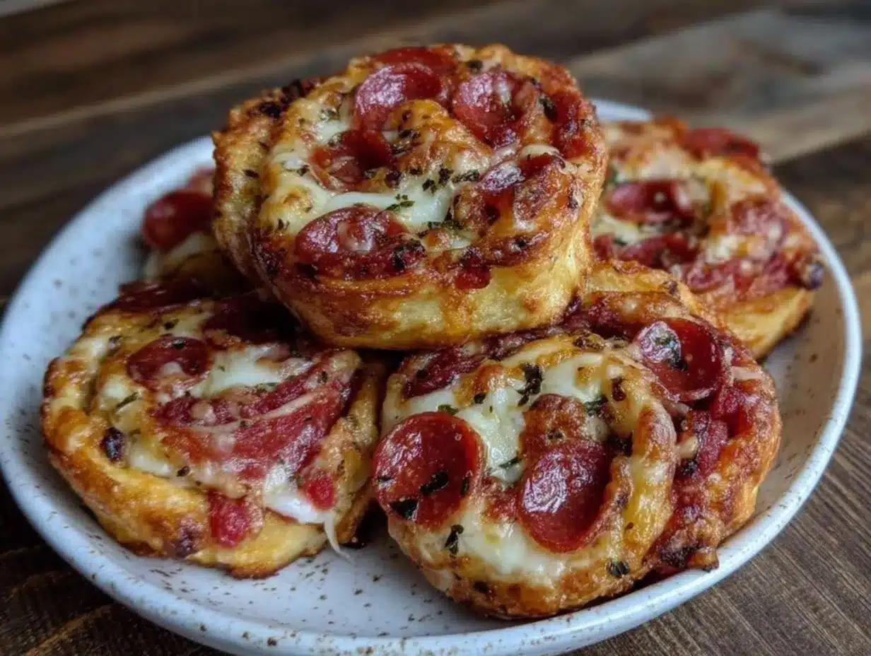 crispy pizza pinwheels preparation steps