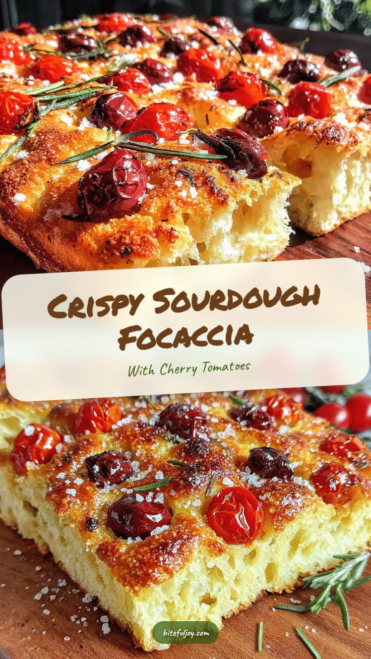 crispy sourdough focaccia recipe
