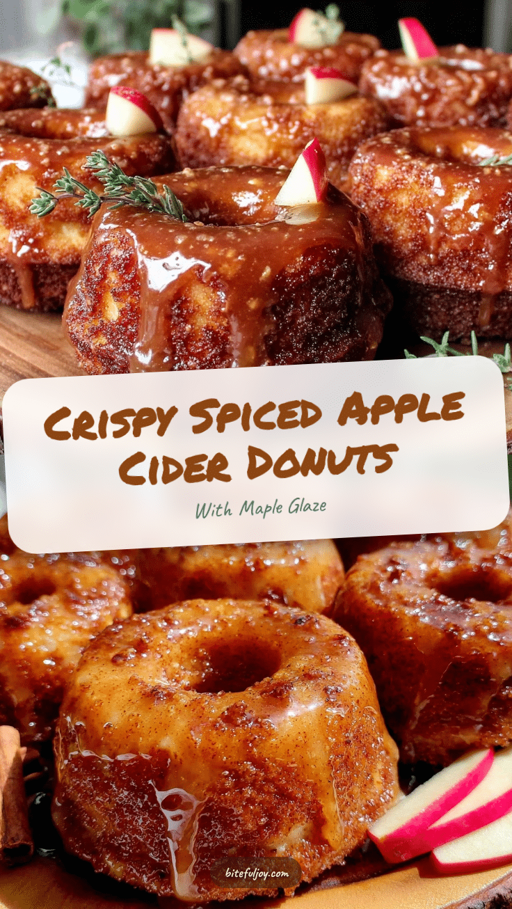 crispy spiced apple cider donuts recipe