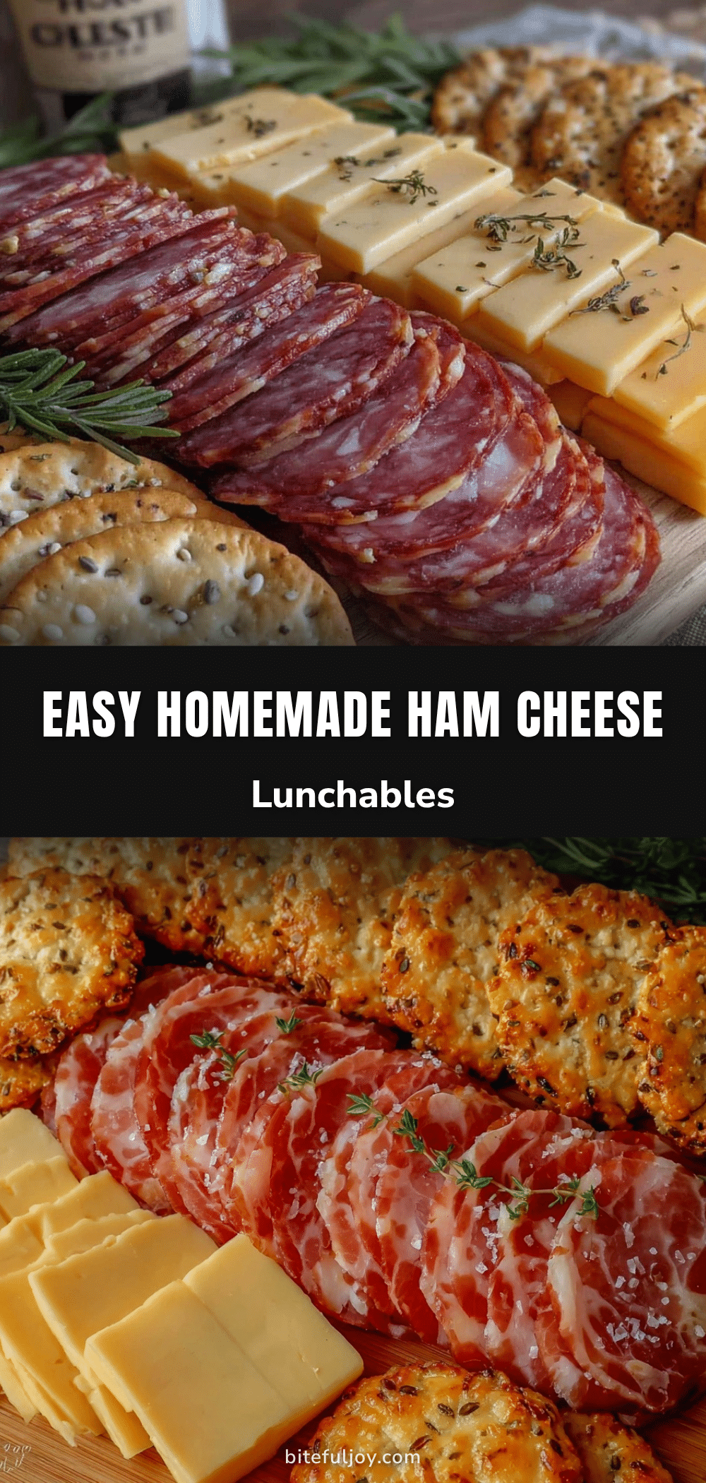 easy homemade ham cheese lunchables recipe