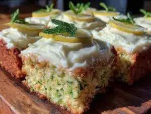 Easy Lemon Zucchini Bars - featured image
