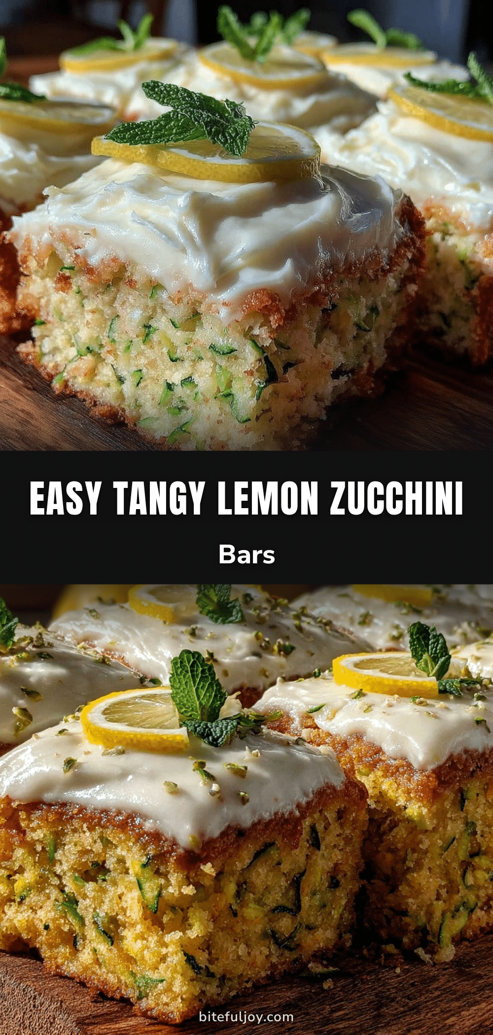 Easy Lemon Zucchini Bars recipe