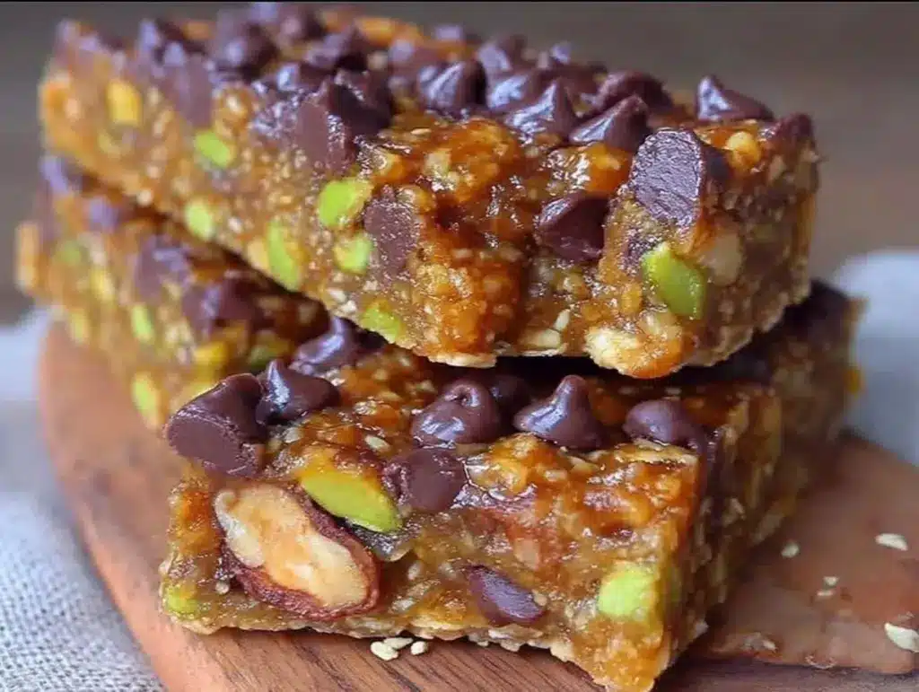 easy no-bake homemade granola bars - featured image