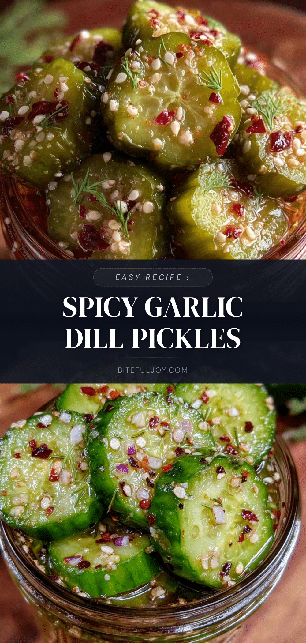 easy spicy garlic refrigerator dill pickles recipe