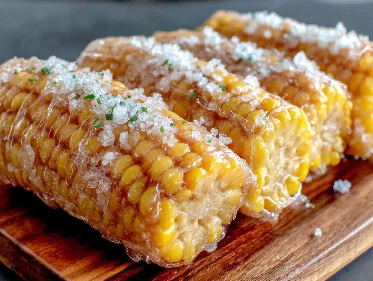 freezing sweet corn on the cob preparation steps