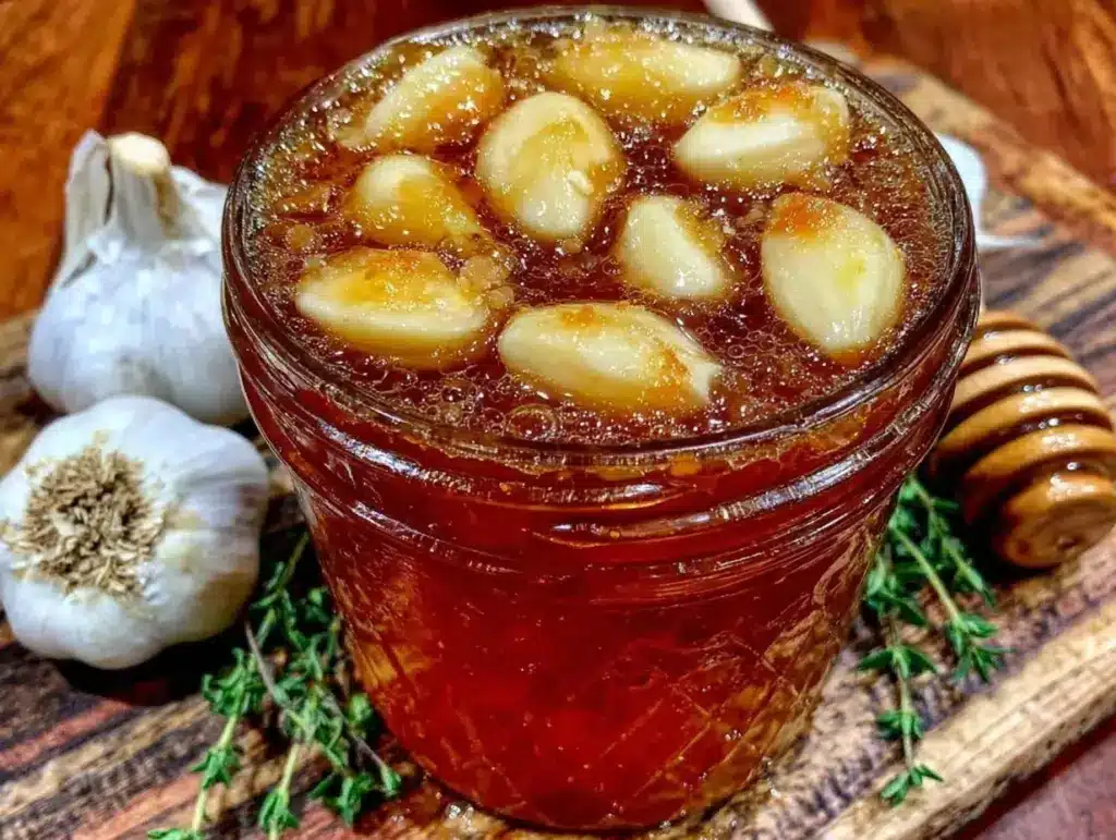 garlic honey cold remedy - featured image