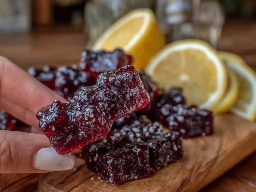healthy elderberry gummies - featured image