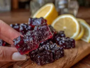 healthy elderberry gummies - featured image