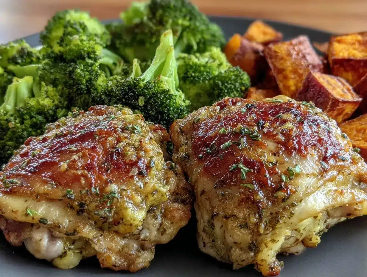 healthy sheet pan chicken preparation steps