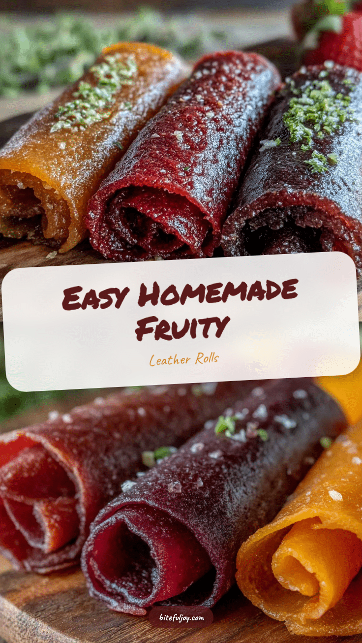 homemade fruit leather rolls recipe