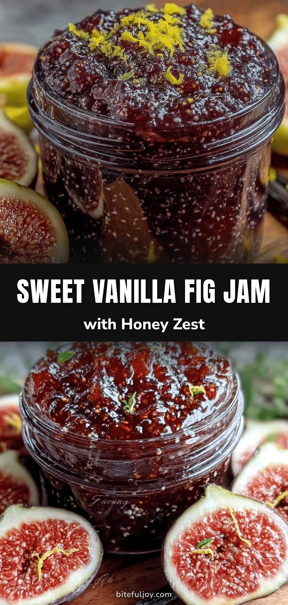 homemade sweet vanilla fig jam recipe