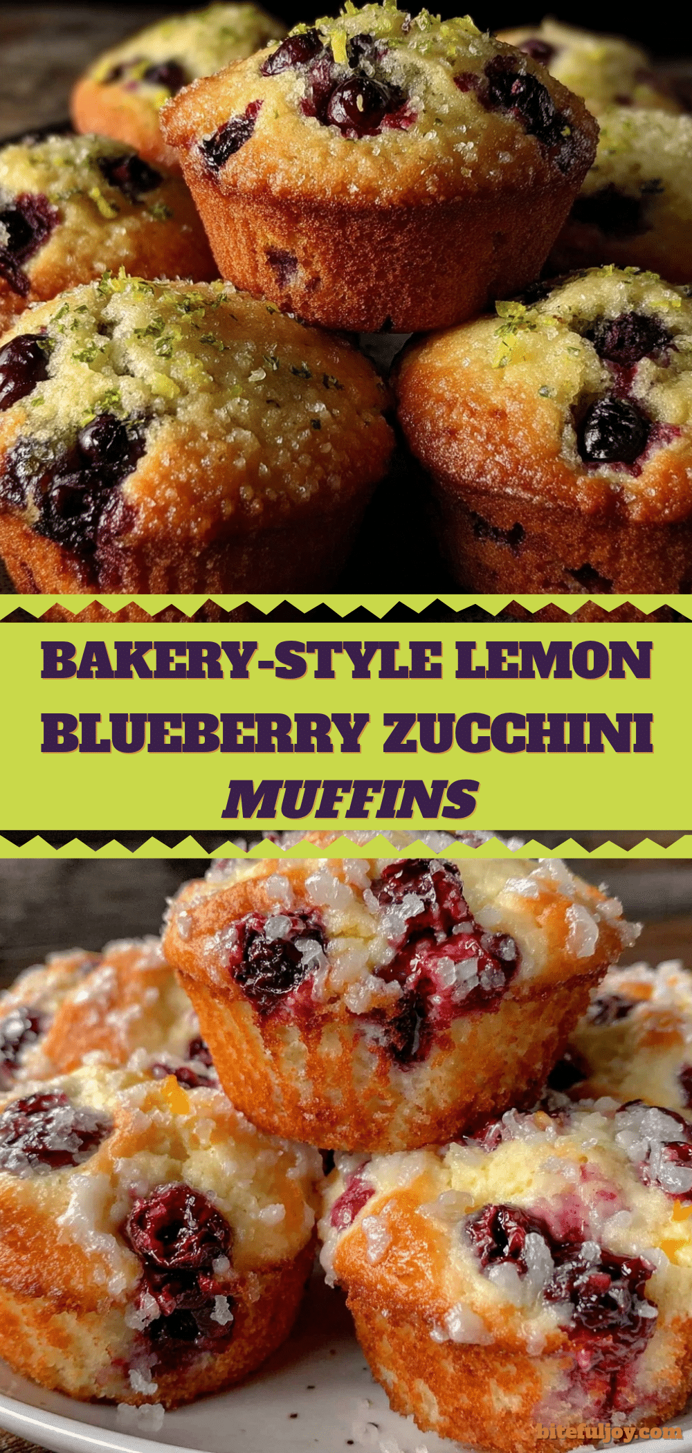 lemon blueberry zucchini muffins recipe