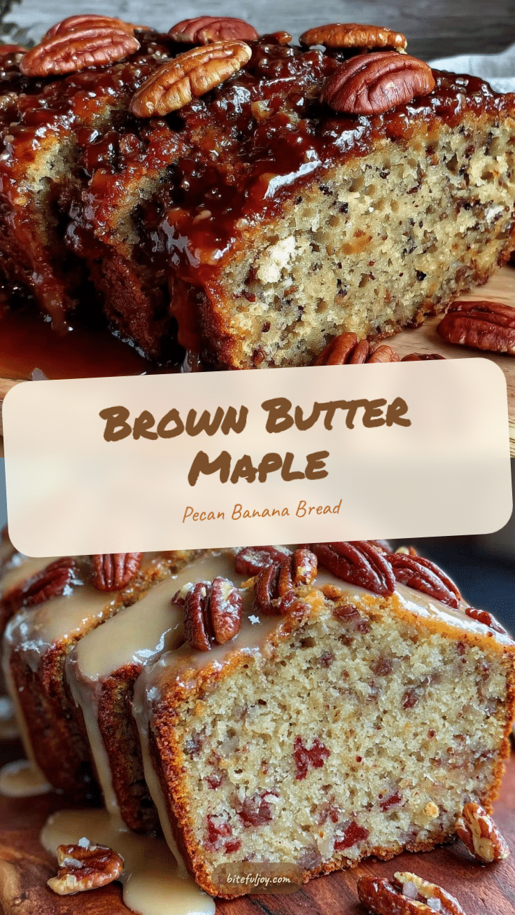 maple pecan banana bread recipe