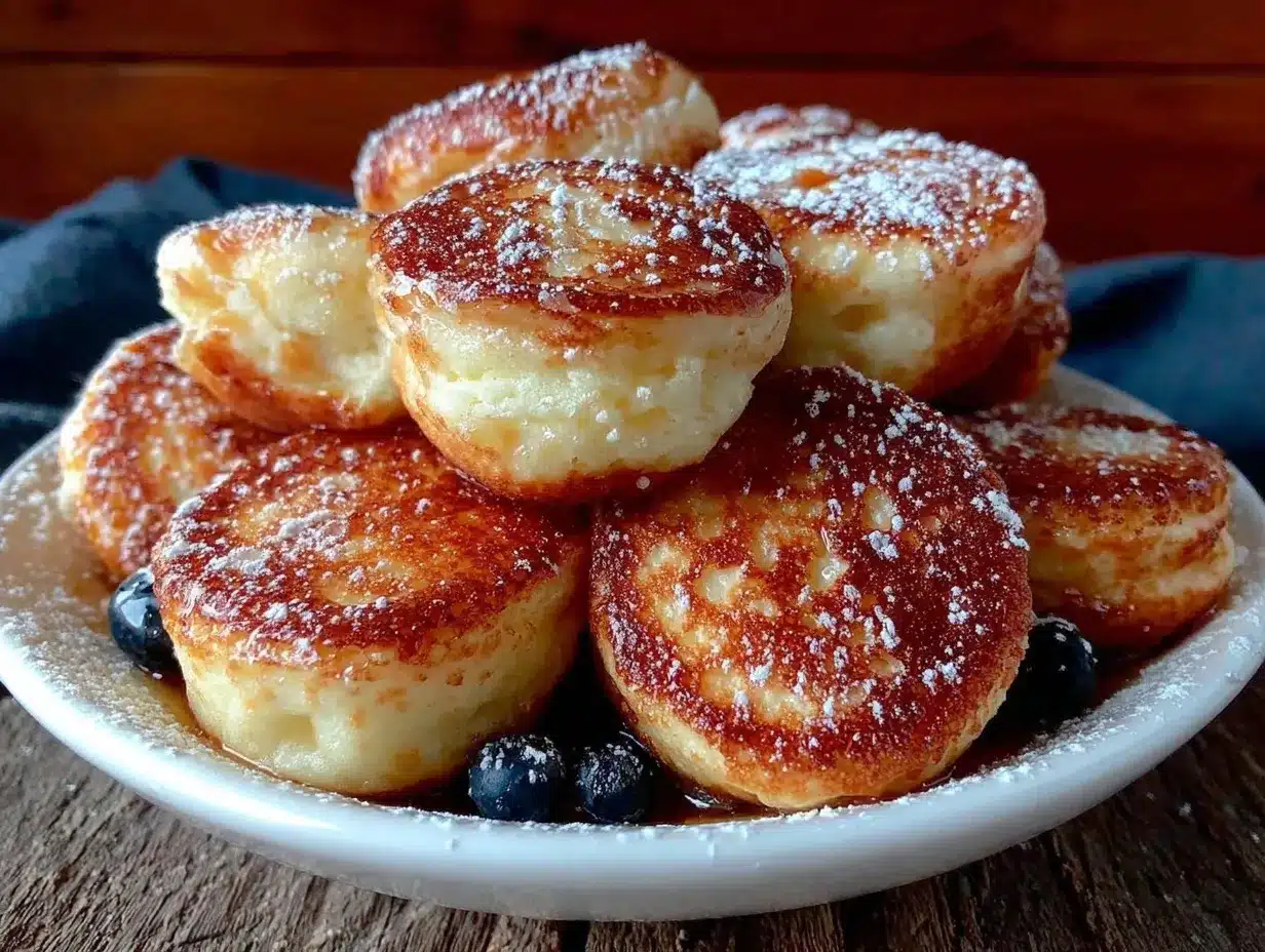 mini muffin pancake bites preparation steps
