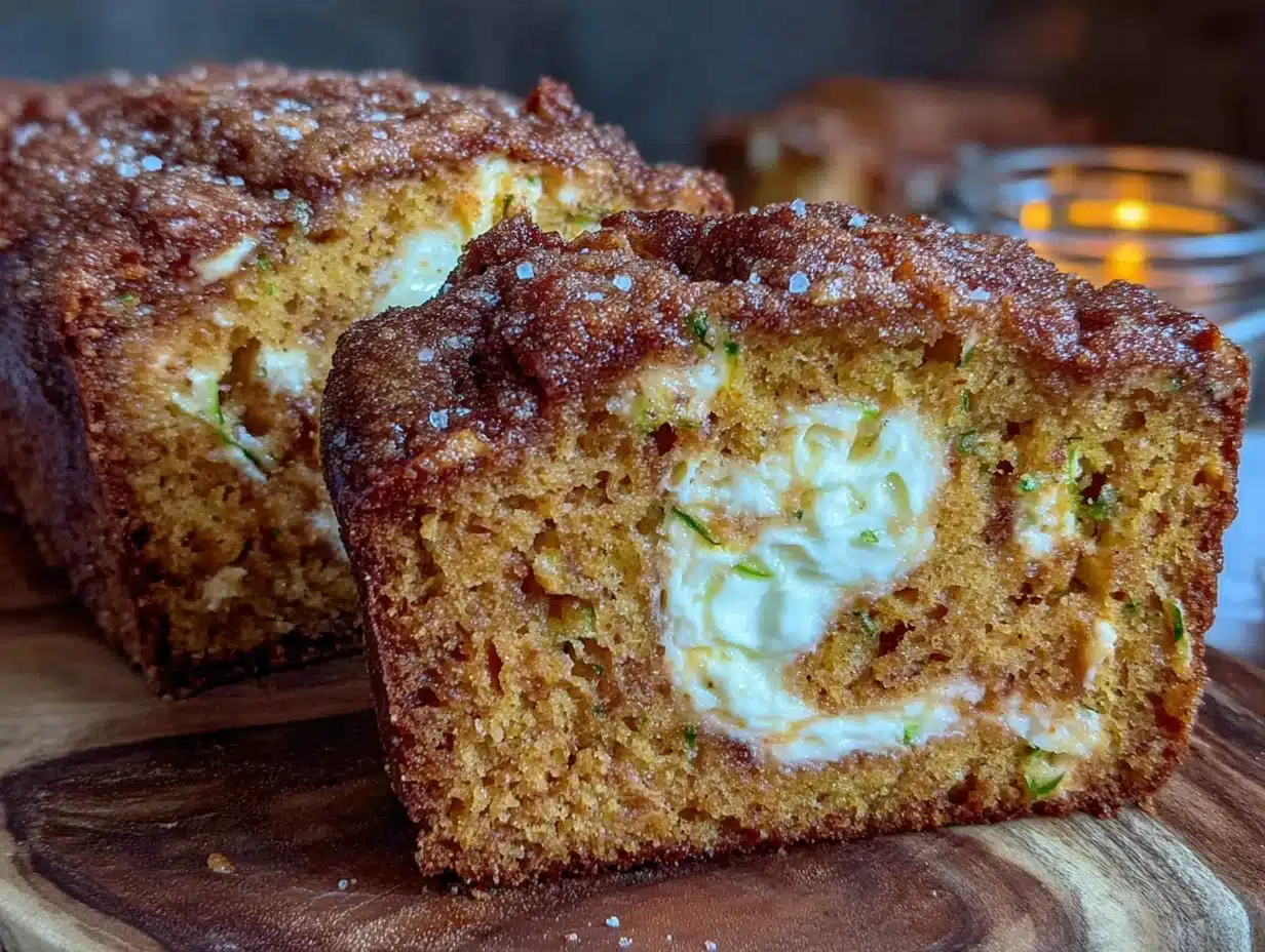 moist cinnamon sugar zucchini bread - featured image