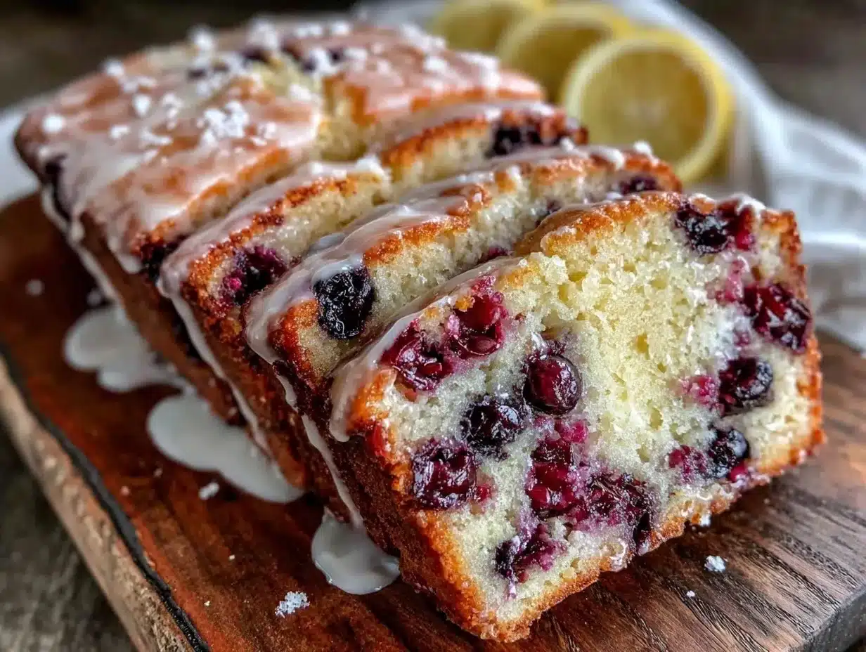 moist lemon blueberry pound cake preparation steps