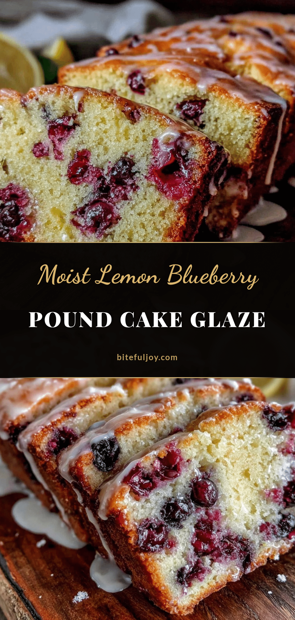 moist lemon blueberry pound cake recipe