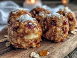 no bake peanut butter energy bites - featured image