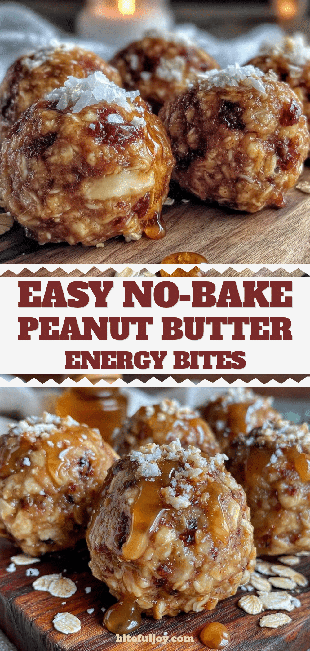 no bake peanut butter energy bites recipe