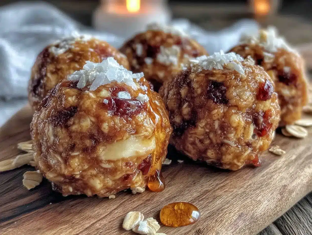 no bake peanut butter energy bites - featured image