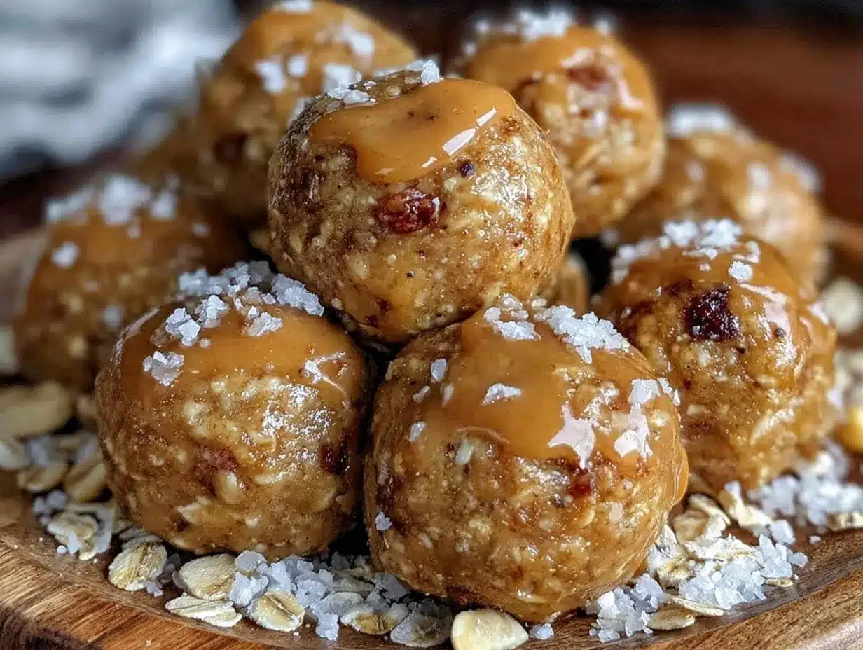 no-bake peanut butter protein energy balls preparation steps
