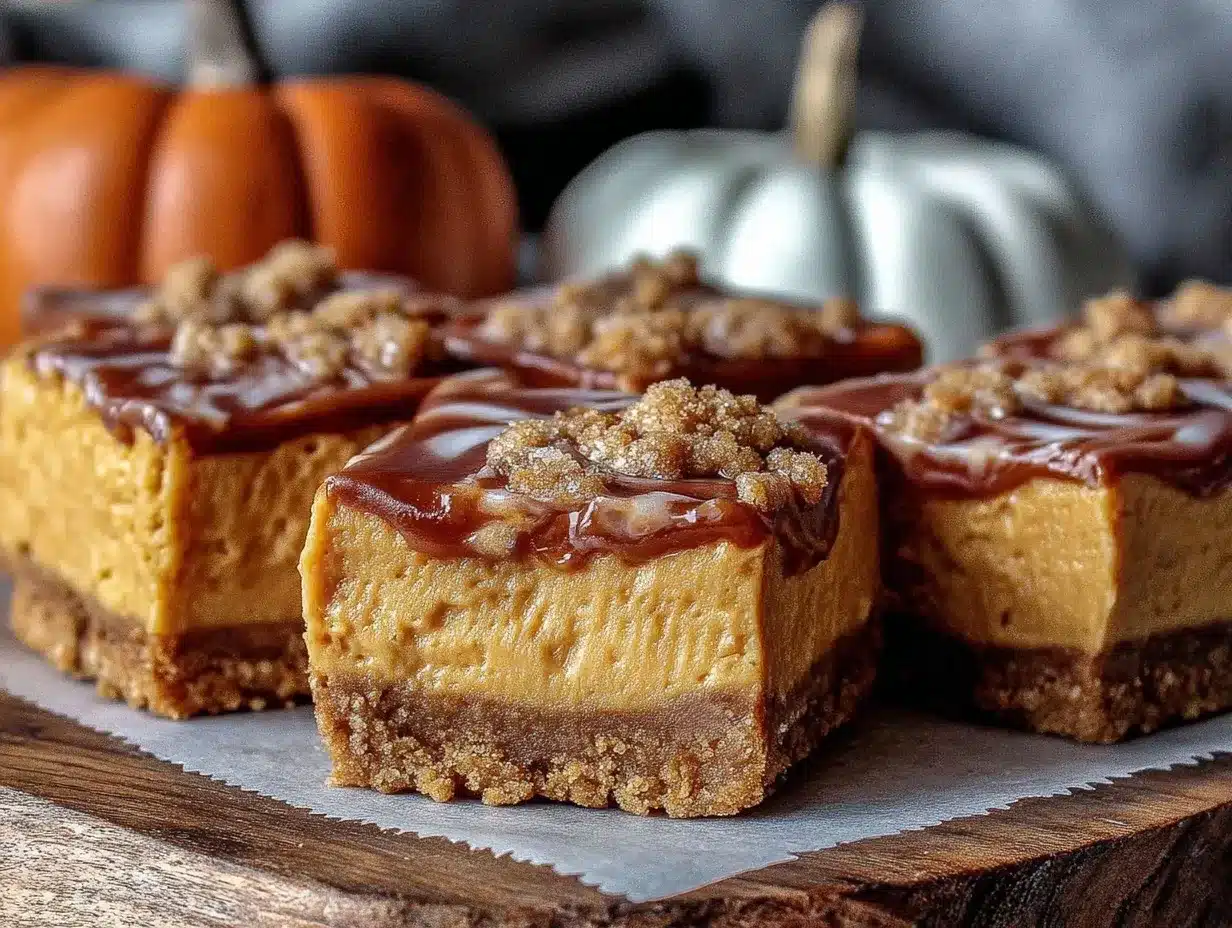 no-bake pumpkin cheesecake bars preparation steps