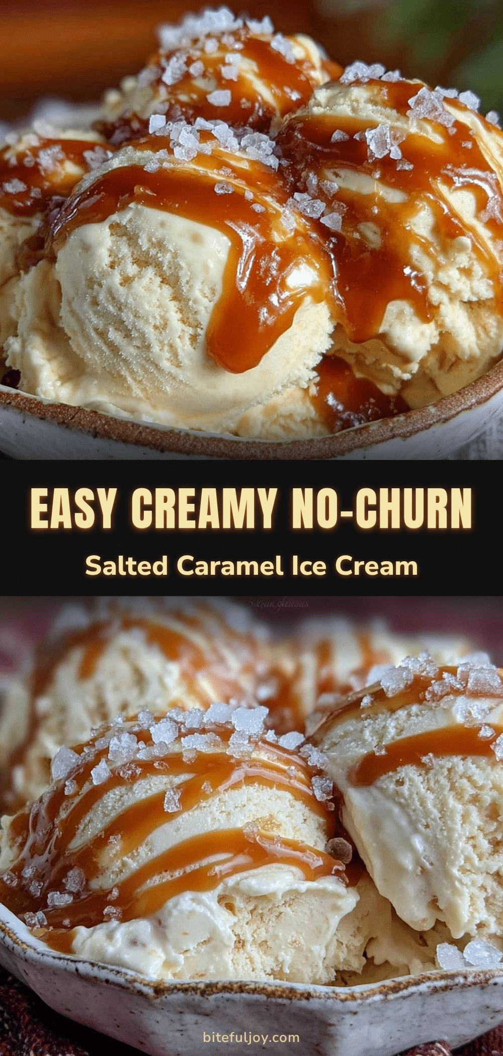 no-churn salted caramel ice cream recipe