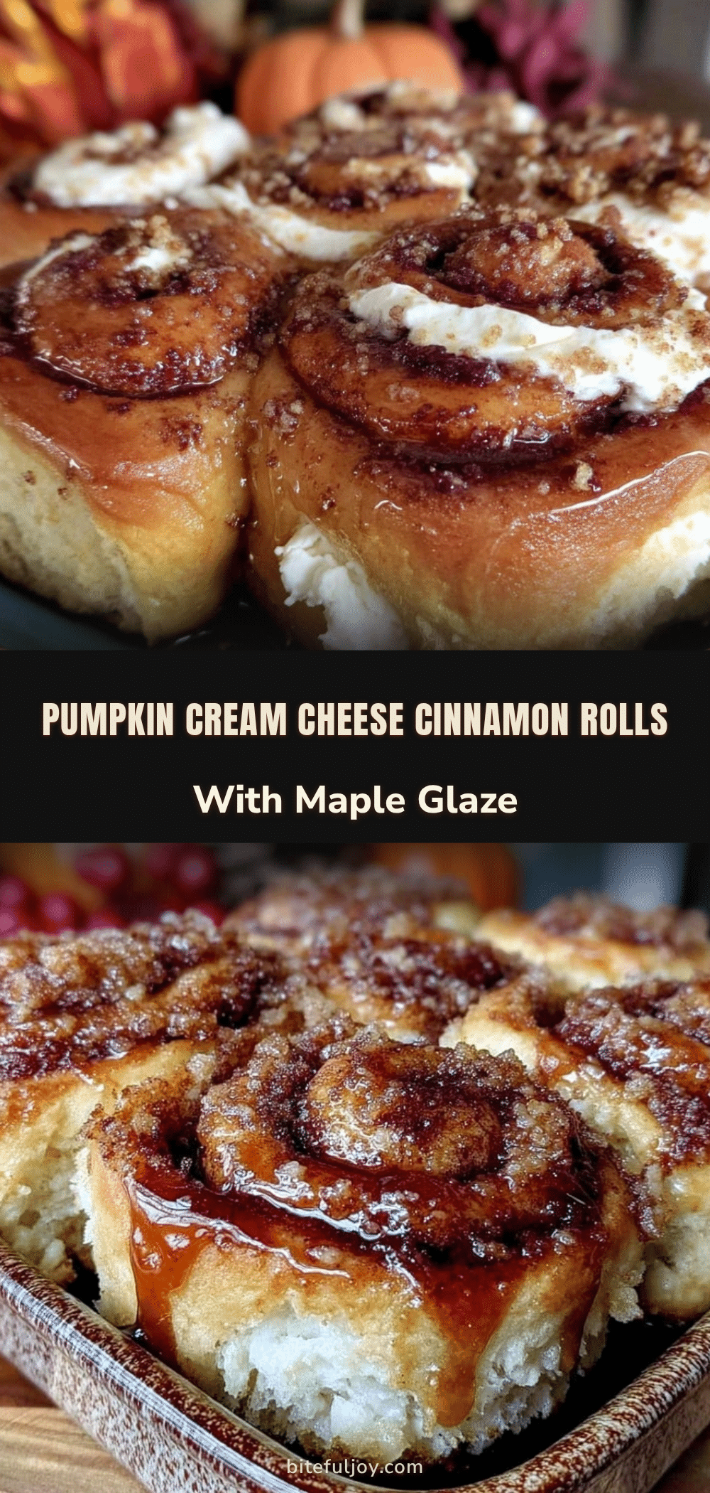 pumpkin cream cheese stuffed cinnamon rolls recipe