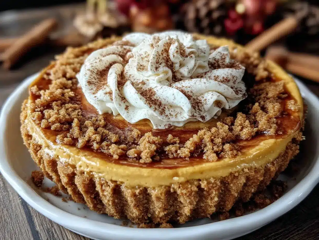 pumpkin pie cheesecake preparation steps