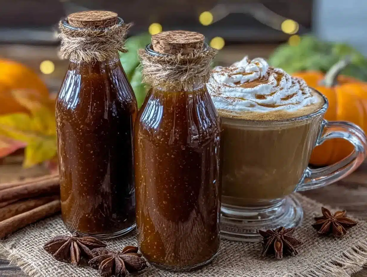 pumpkin spice coffee syrup - featured image